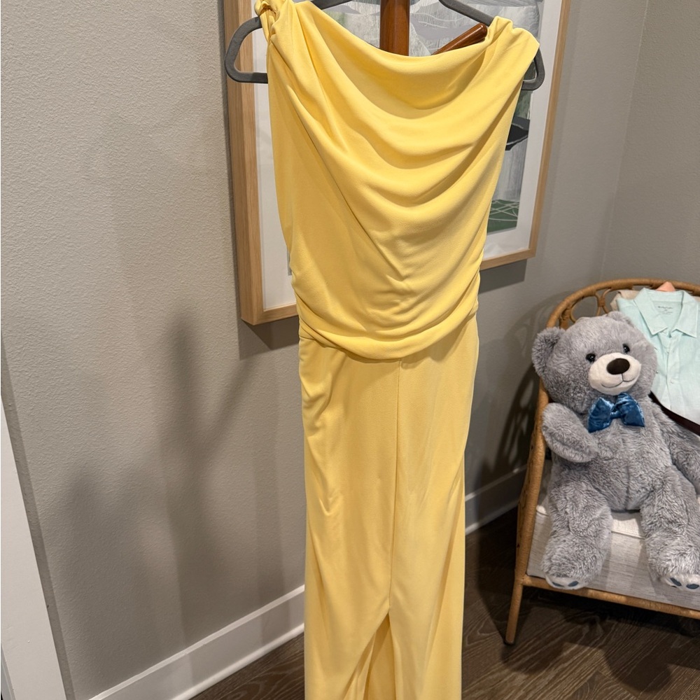Zara Soft Yellow Dress